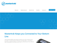 Tablet Screenshot of mastertrak.com
